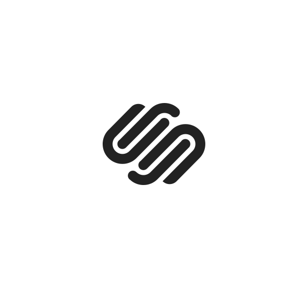 Square space website builder logo