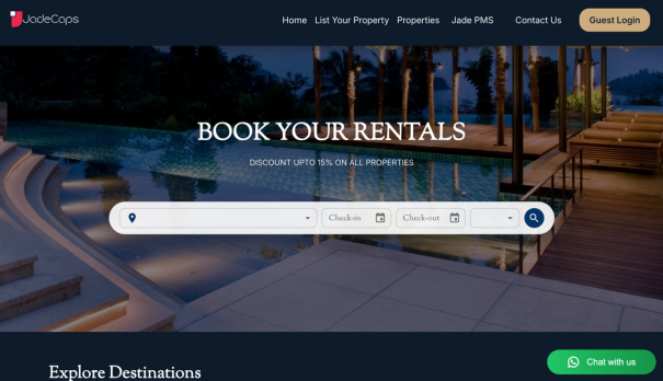 Villa Booking software