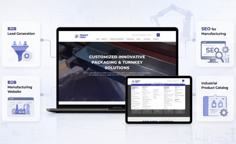 Design and Development of RegentPlast.com – Leading Plastic Packaging Manufacturer