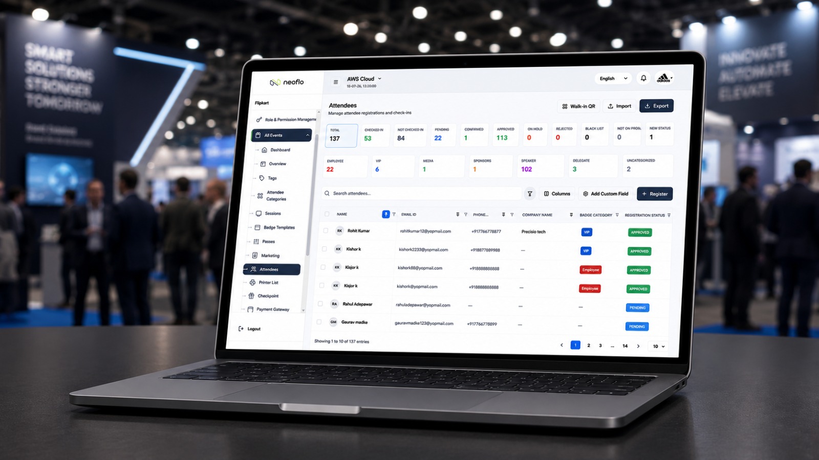 Design & Development of a Comprehensive Event Management Platform