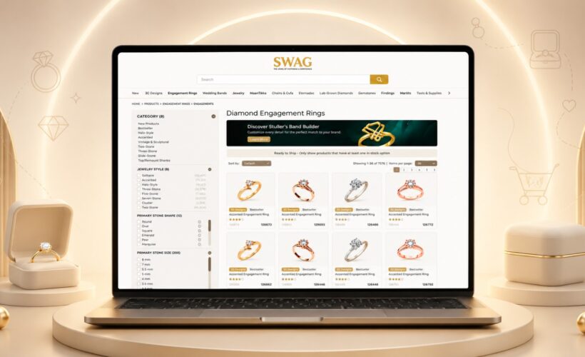 Jewellery eCommerce Website with Customization Engine