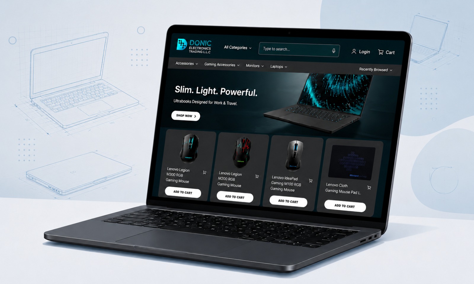 eCommerce Platform for Laptop and Desktop in UAE Market