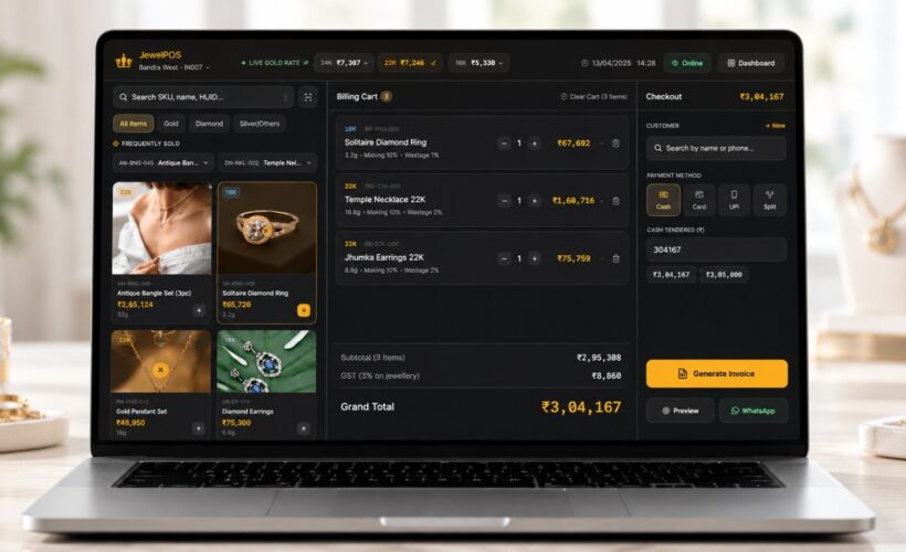Jewellery POS Application