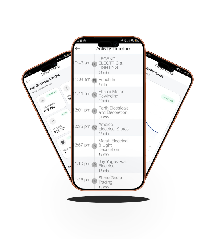 Field Sales management app
